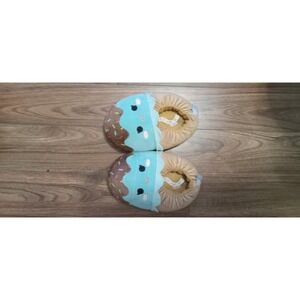 SQUISHMALLOW plush kids slippers MAYA THE MINT  Size 13 girls ice cream KELLYTOY